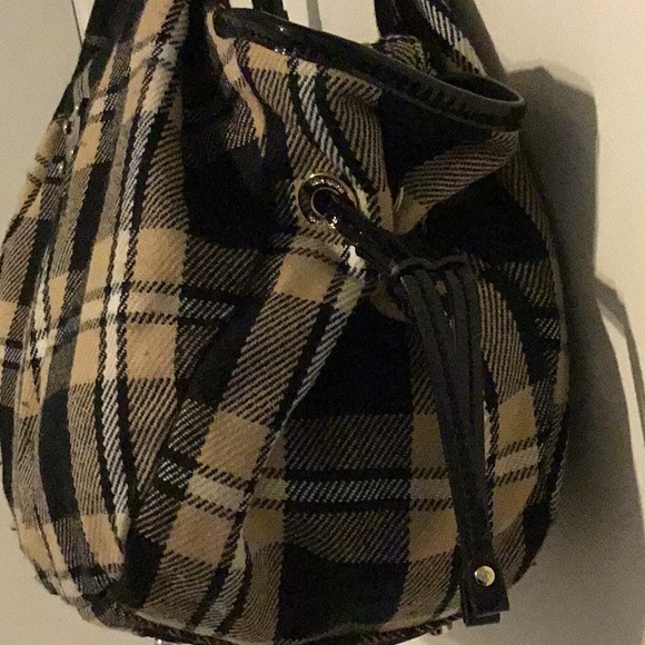 Used twice Kate Spade Soft Wool Plaid Tote/Handbag - Picture 4 of 11